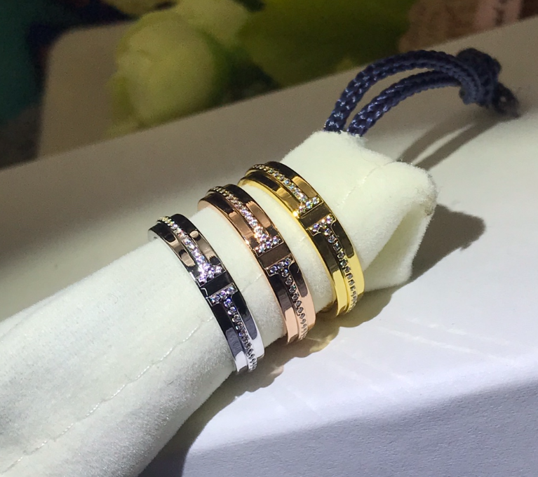 Bague Double T dmnt