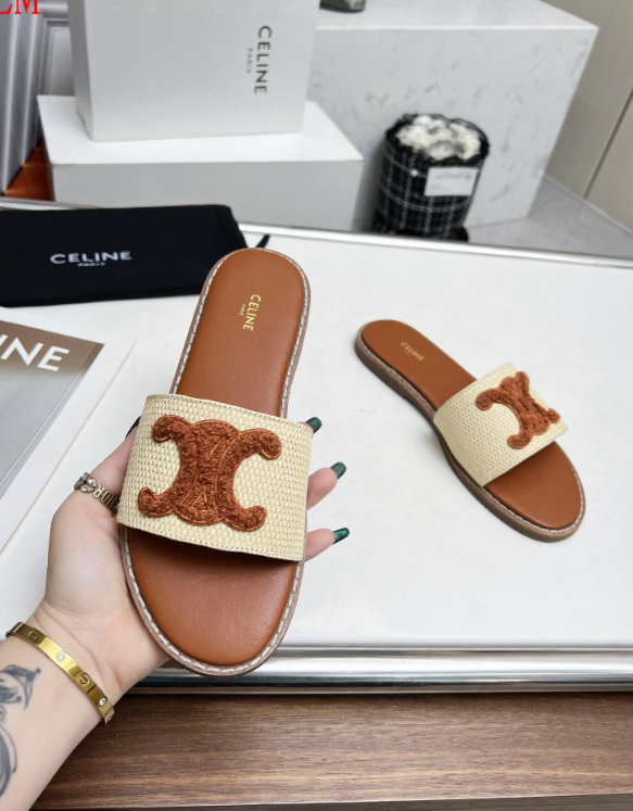 Mule Celine Brodé