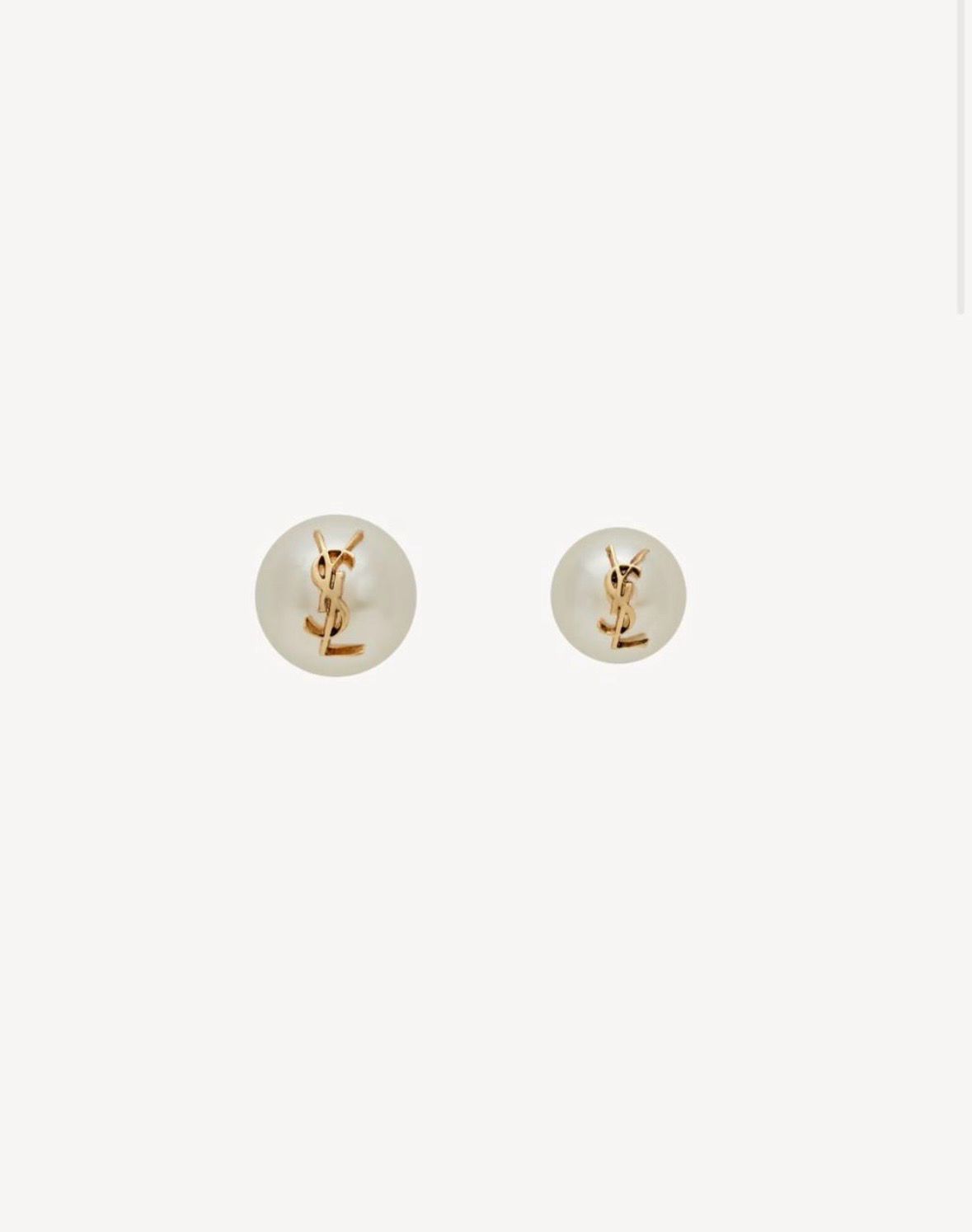 Boucle d’oreille YSL