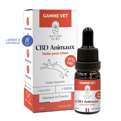 HUILE CBD ANIMAUX 15%