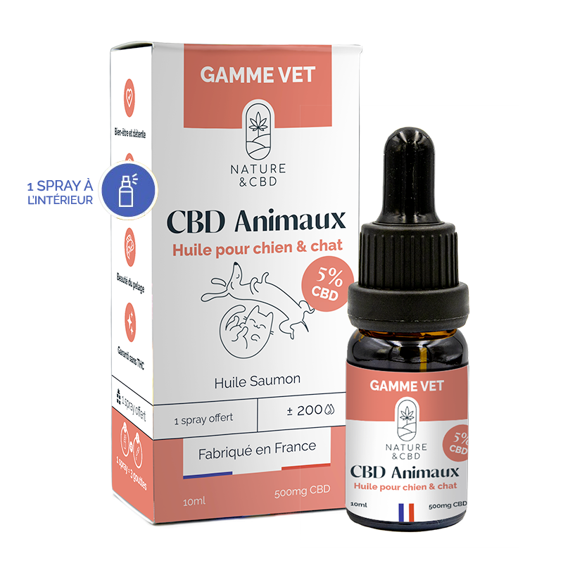 HUILE CBD ANIMAUX 5%