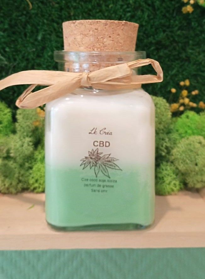 🕯️Bougie parfumée au CBD🌿 60ml