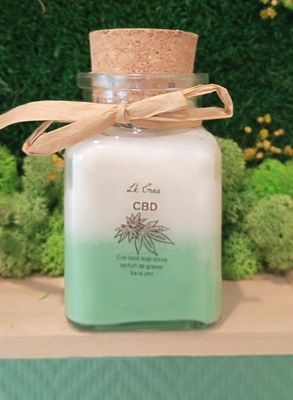 🕯️Bougie parfumée au CBD🌿 60ml