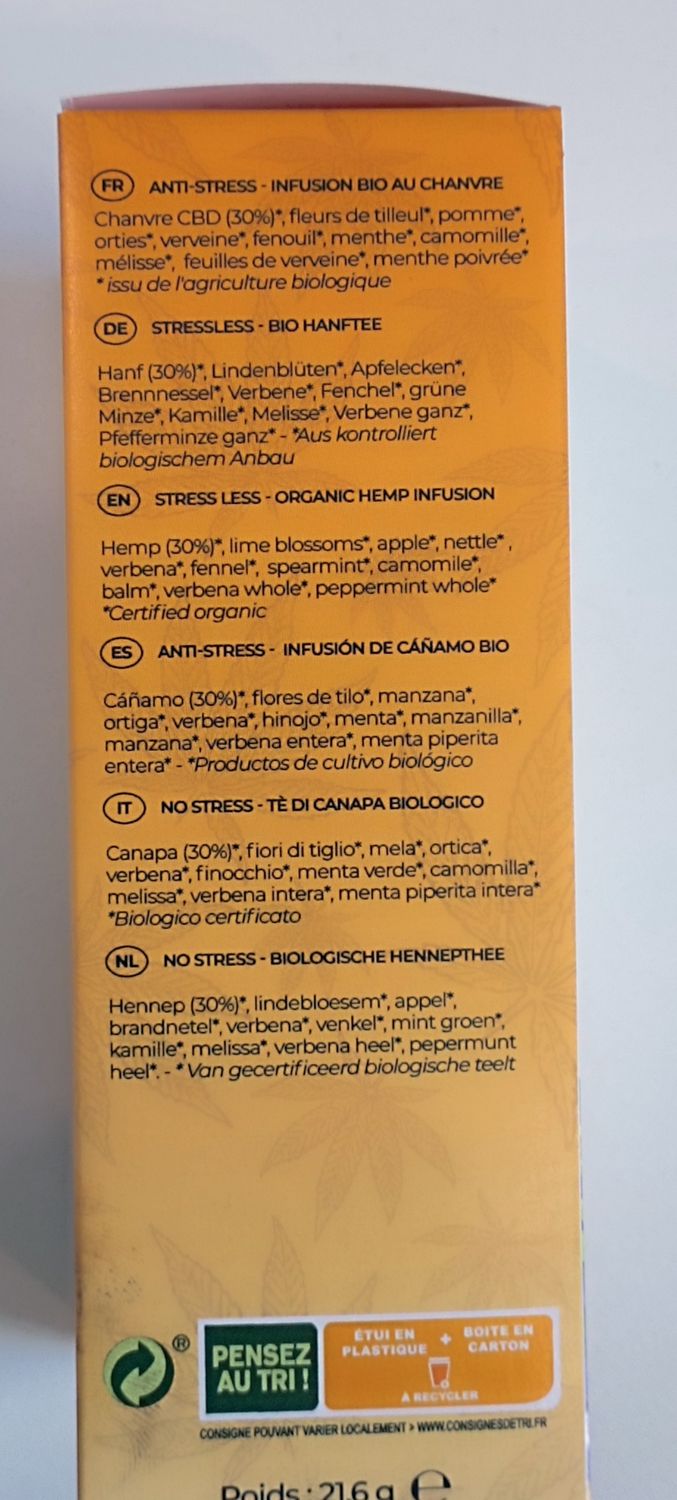 Infusion antistress CBD 🌿