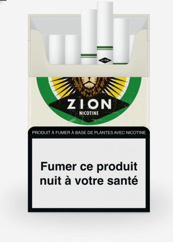 Paquet de cigarettes zion nicotine