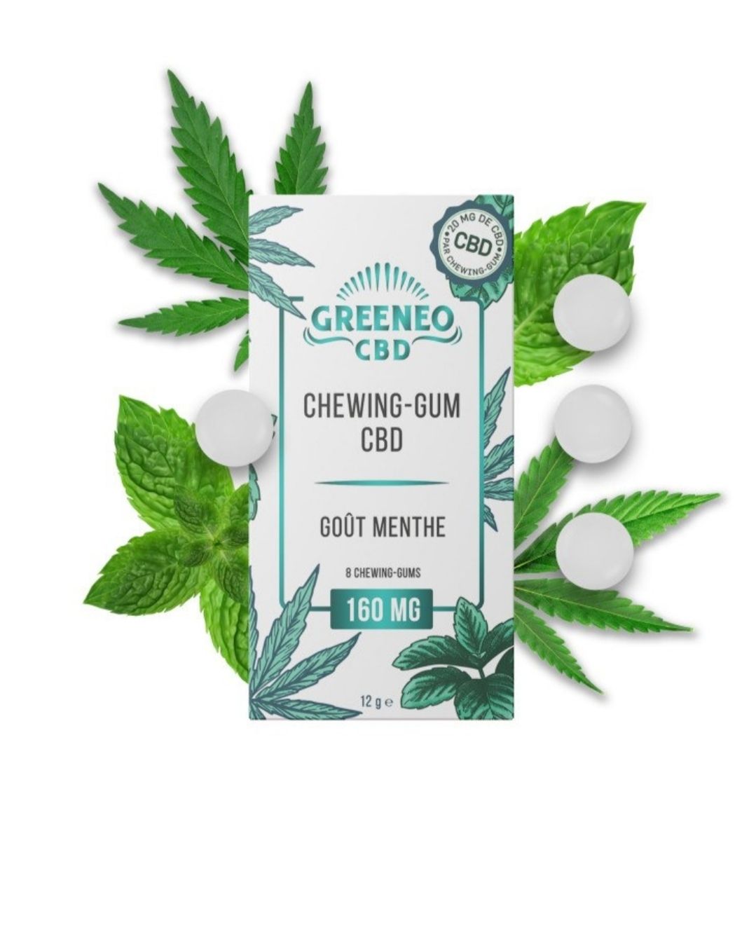 Chewing-gum au CBD