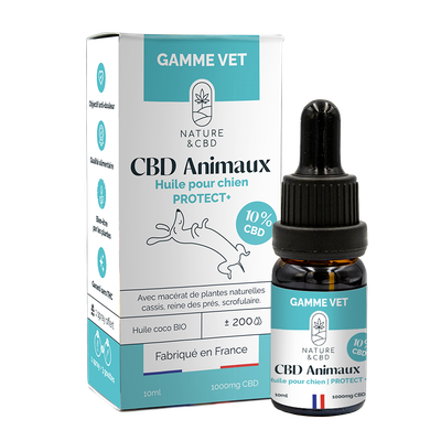 Huile CBD Animaux Protect+ 10%