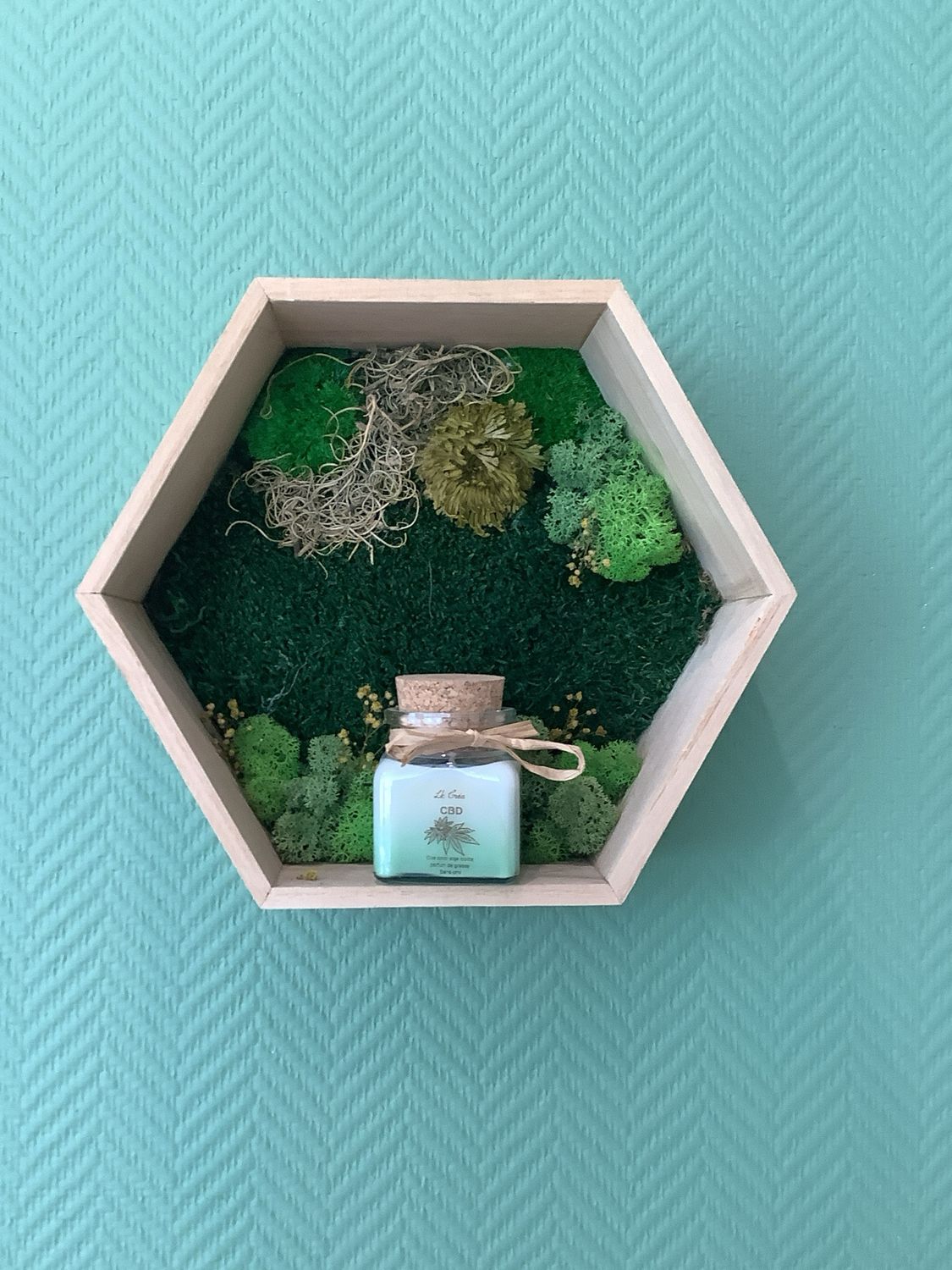 🕯️Bougie parfumée au CBD🌿 120ml