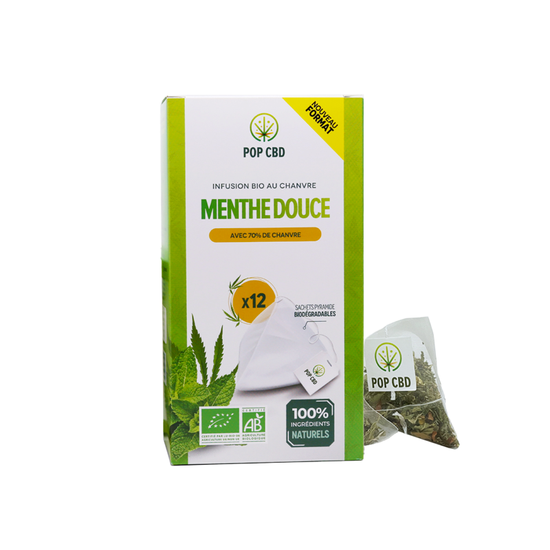 INFUSION MENTHE DOUCE EN SACHET PYRAMIDES