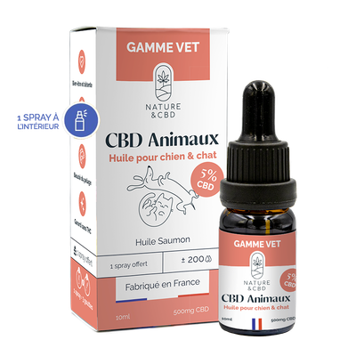 HUILE CBD ANIMAUX 5%