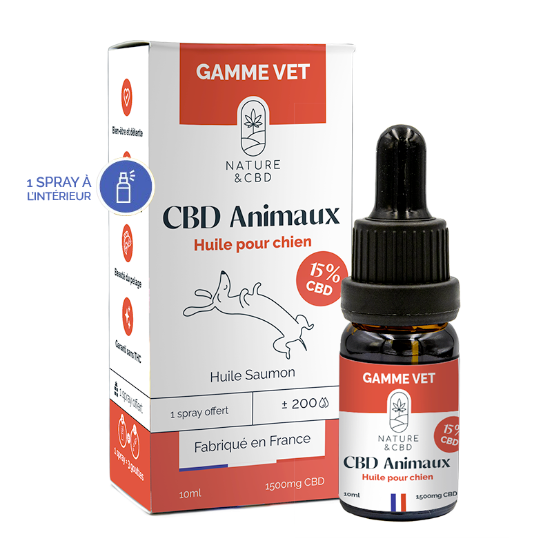 HUILE CBD ANIMAUX 15%