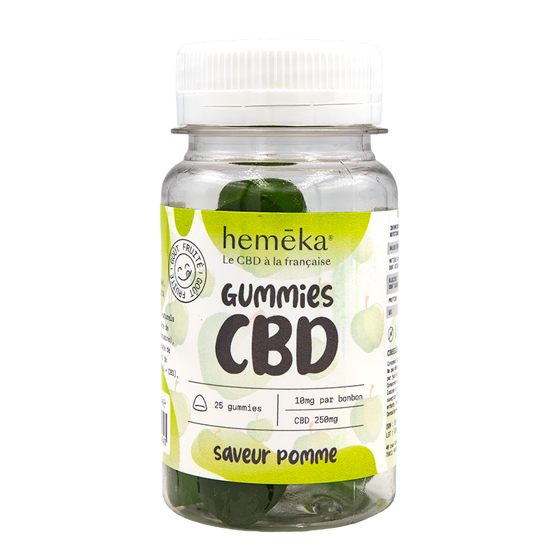 Gummies CBD saveur pomme 