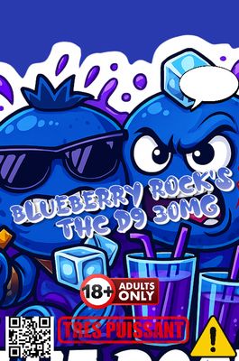 ⚠️Bonbon Blueberry rock’s CBD 10 mg /THC∆9 30mg ⚠️
