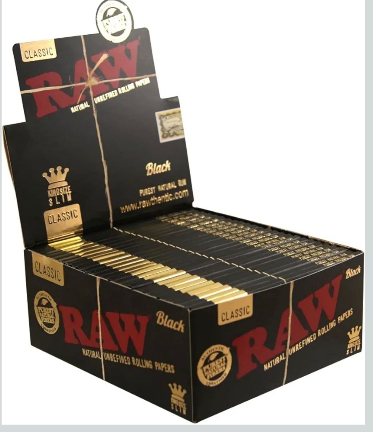 Feuille raw black slim