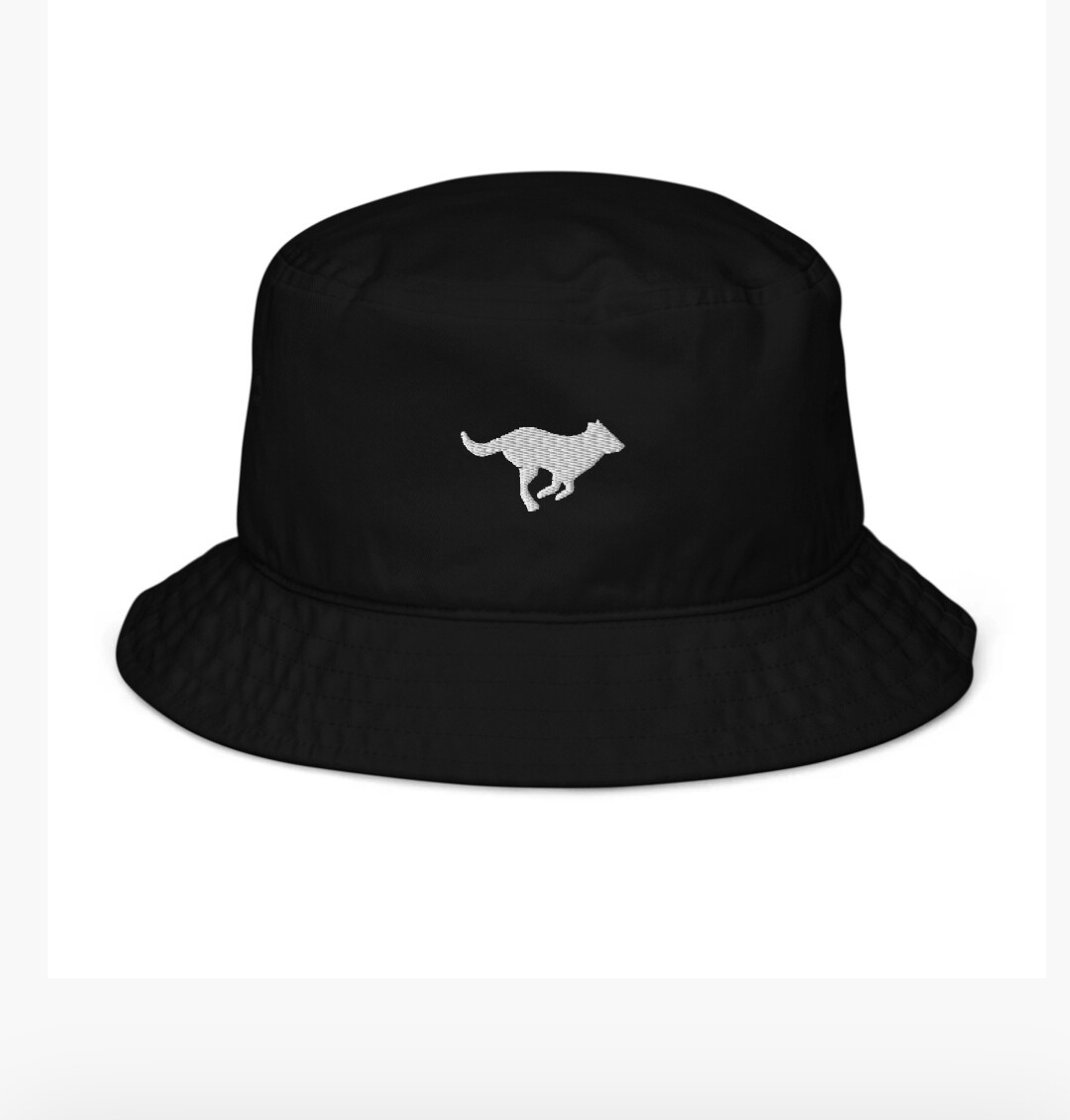 Slogan wolf bucket hat
