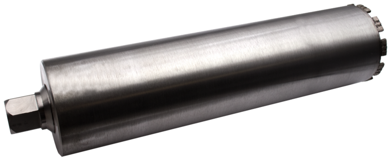 Diamant-Trockenbohrkrone, lasergeschweißt, Segmente TURBO 450mm 1 ¼" UNC