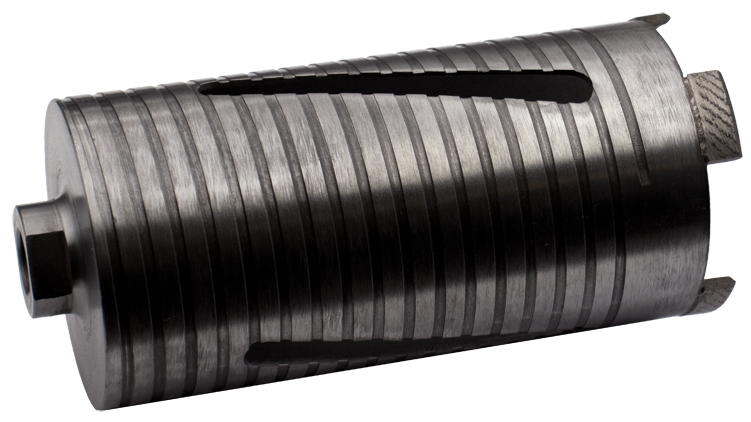 Diamant-Trockenbohrkrone, lasergeschweißt, 3D-Segmente 150mm / M16