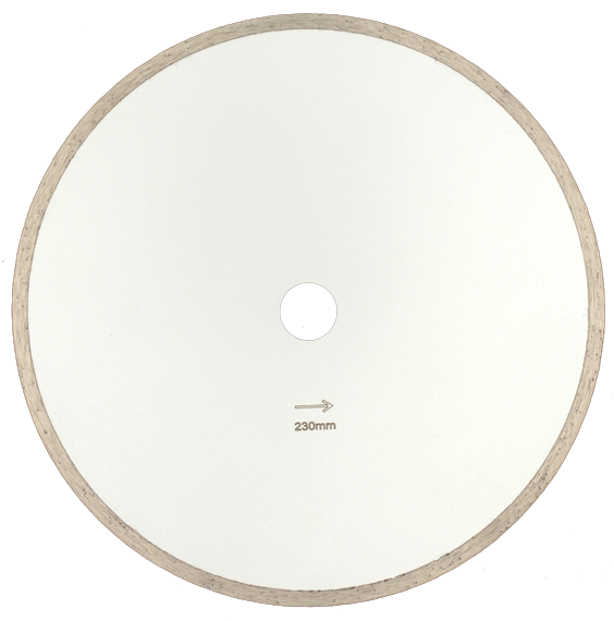 Diamanttrennscheibe, mit geschlossenem Rand