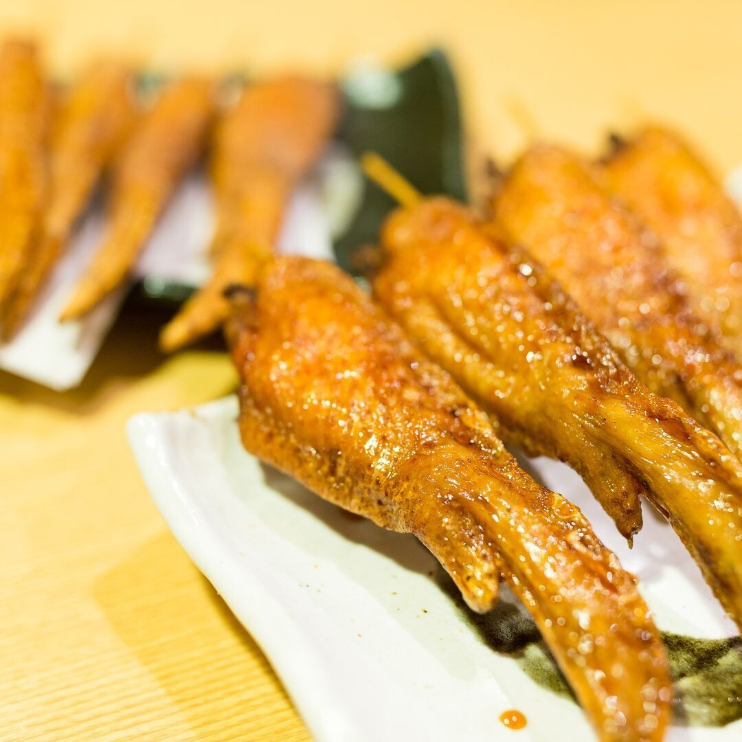 Wings on Stick (7 per pack) with a bbq spice