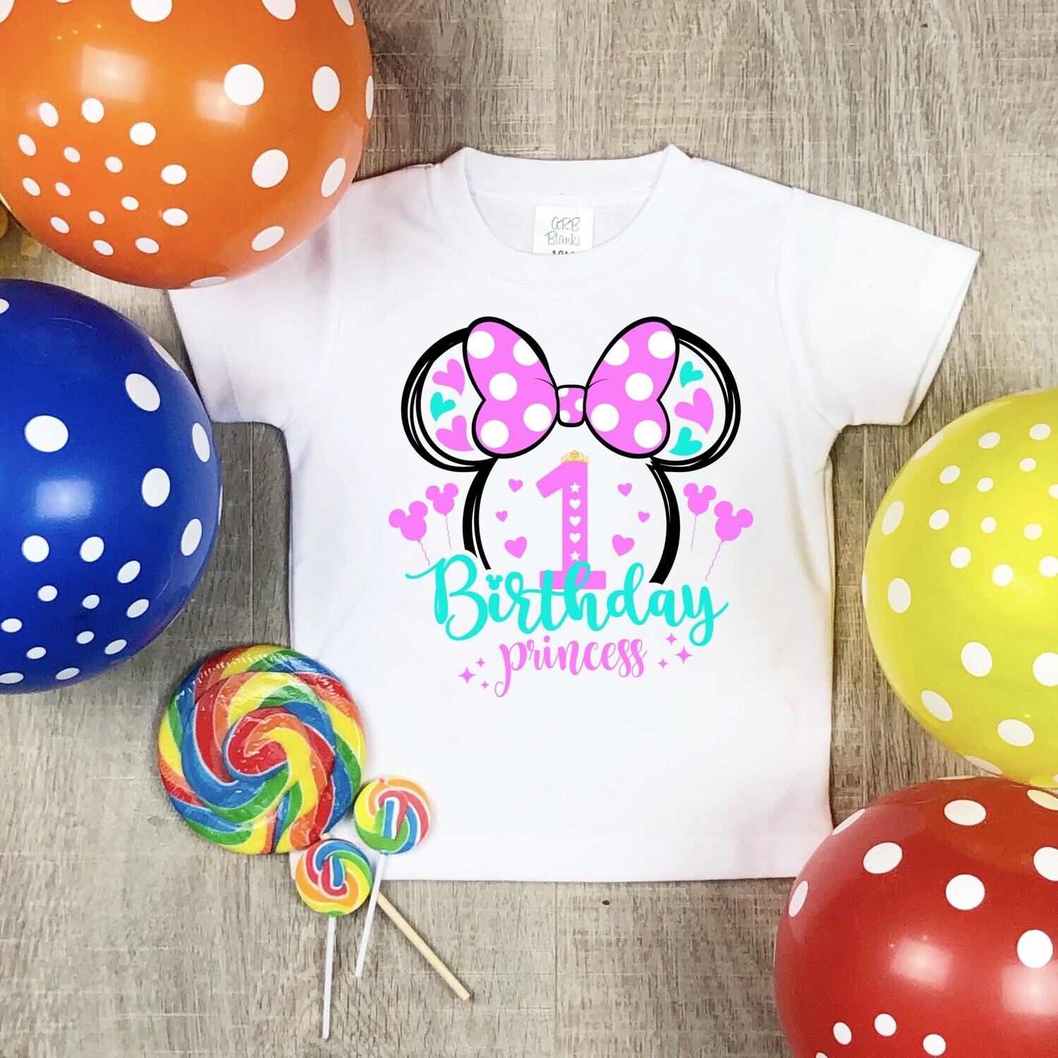 1 tot 4 jaar verjaardags t-shirt