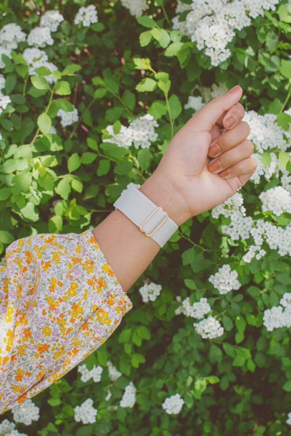 Linen Elastic Watch Band