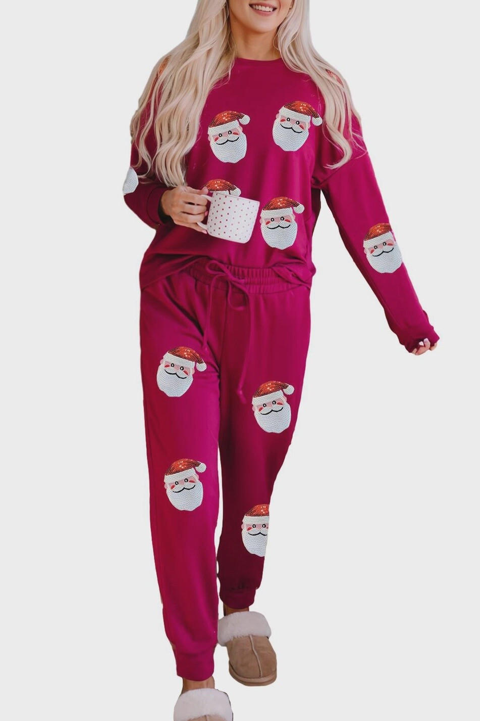 Santa sweatsuit cheap