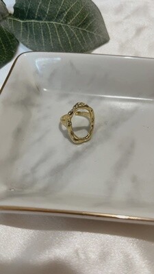 Hammered Gold Rings