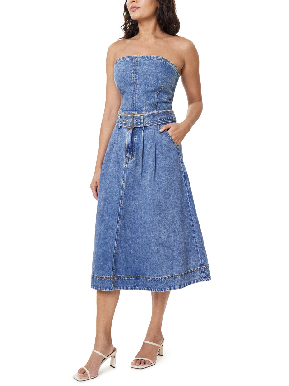 Belted Midi Skirt