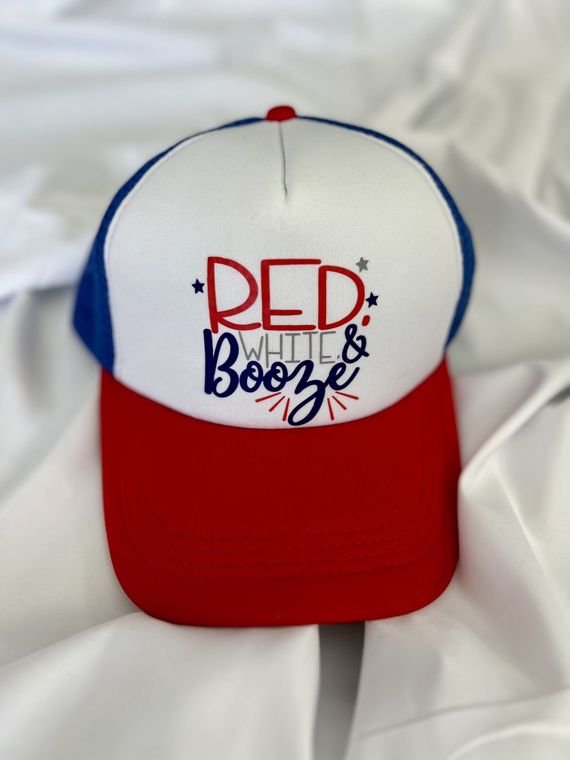 Red, White and Booze Trucker Hat