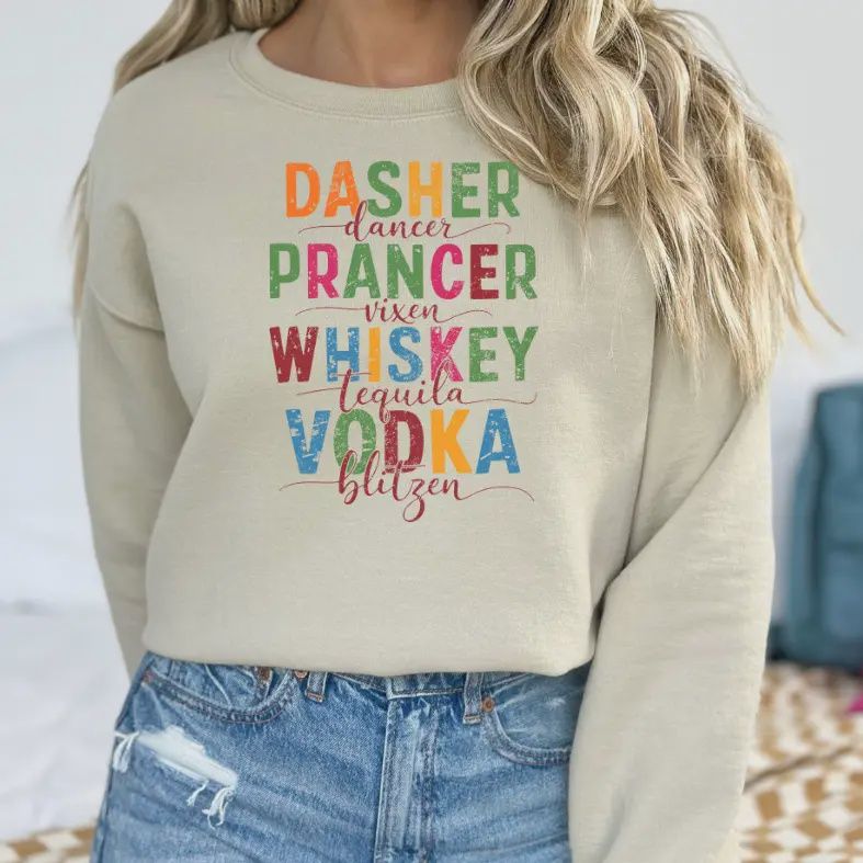 Drunk Reindeer T Shirt