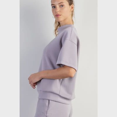 Scuba Mock Neck Top