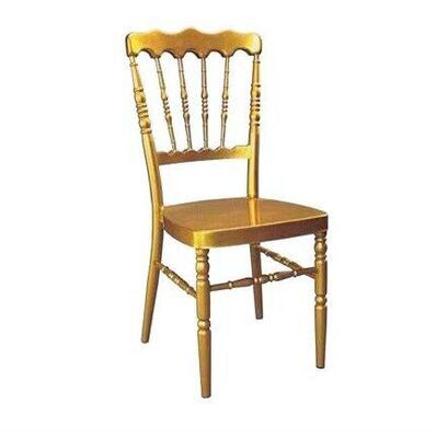 Chaise Napoléon dorée