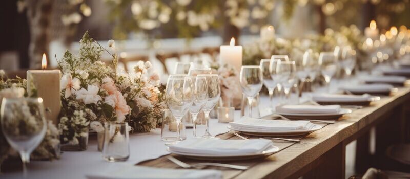 Location Serviette de table en tissu blanche