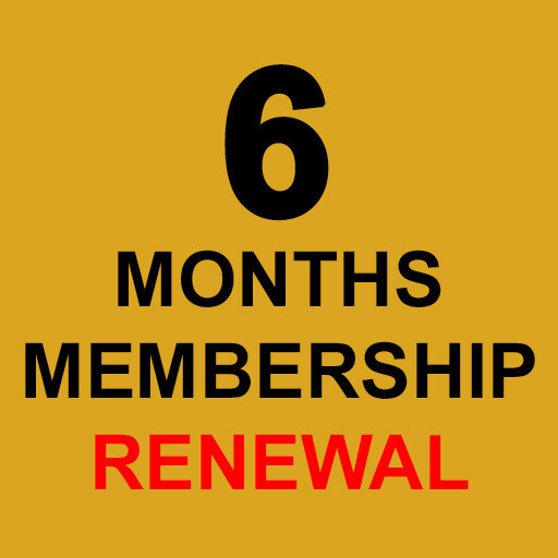 6 Months Gym Membership Renewal (Plus 2 Month Free)