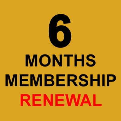 6 Months Gym Membership Renewal (Plus 1 Month Free)