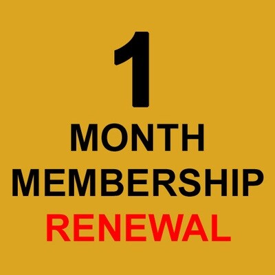 1 Month Gym Membership Renewal