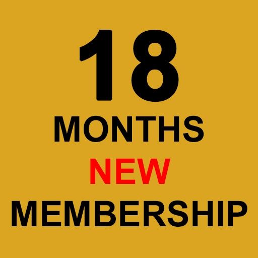 18 Months Gym Membership (Plus 3 Months Free)