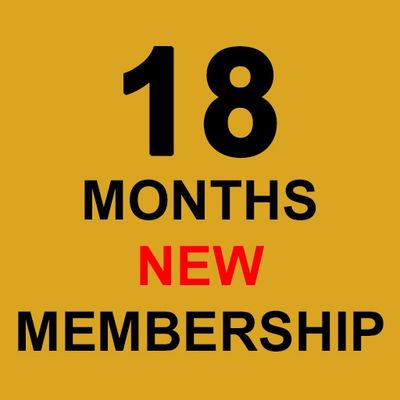 18 Months Gym Membership (Plus 3 Months Free)