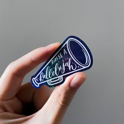 Raise A Hallelujah Holographic Sticker