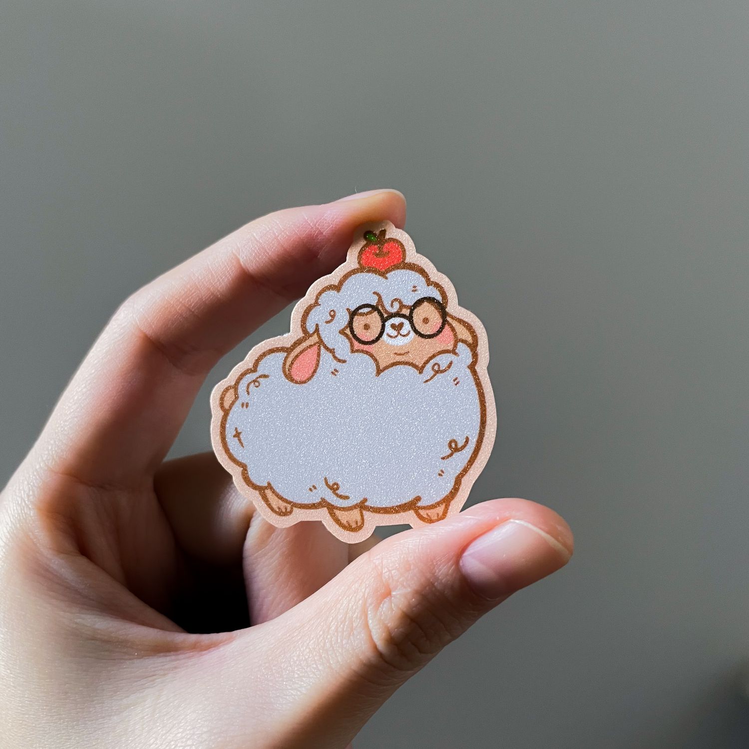 Psalm 23:1 (Nerdy Chonk) Glitter Sticker