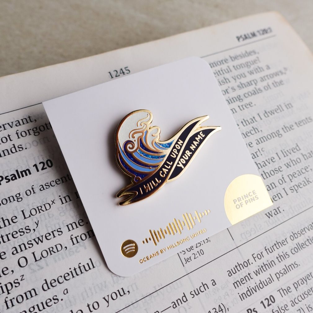 Oceans Enamel Pin