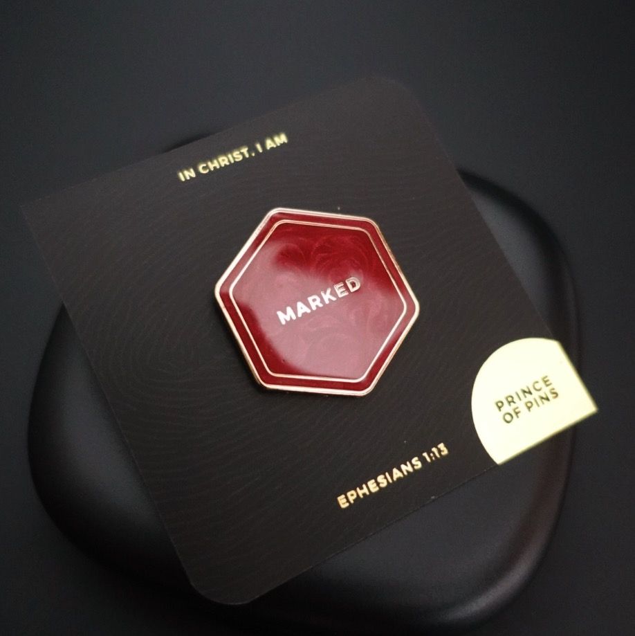 Ephesians 1:13 (Marked) Enamel Pin