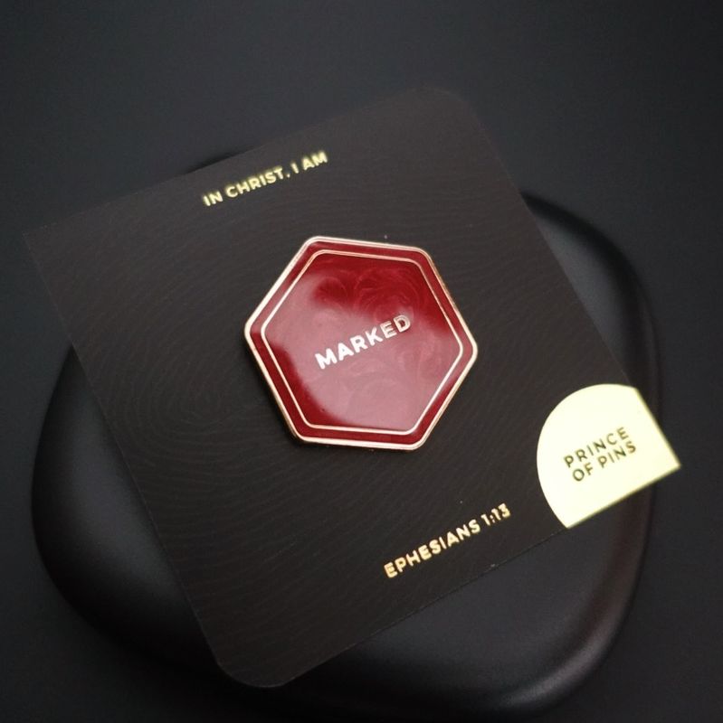 Ephesians 1:13 (Marked) Enamel Pin