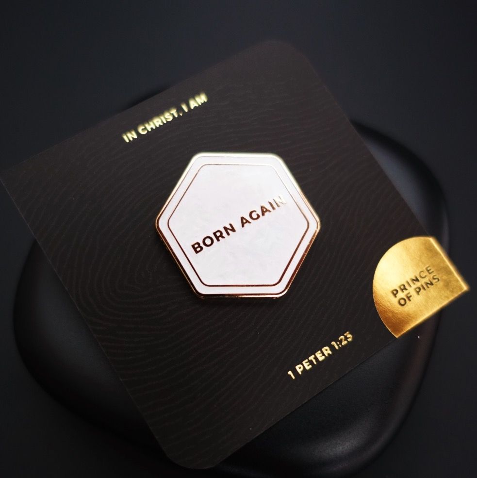 1 Peter 1:23 (Born Again) Enamel Pin