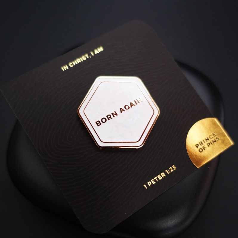1 Peter 1:23 (Born Again) Enamel Pin