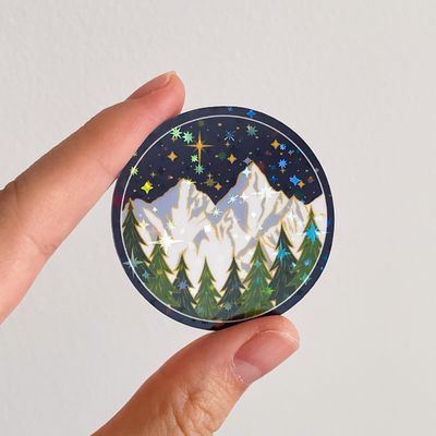 Genesis 15:5 (Count the Stars) Holographic Sticker