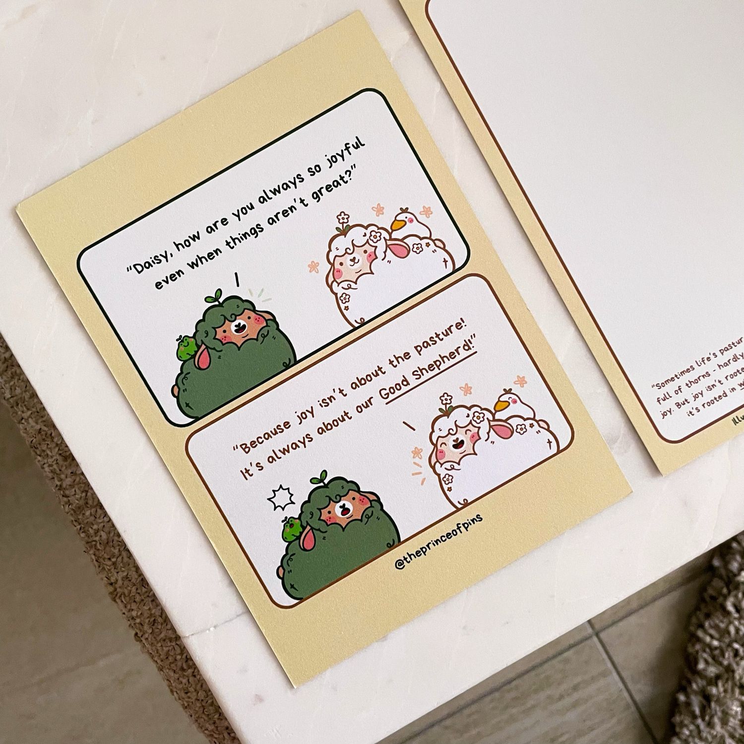 Chonky Cartoon Postcard (Joy)