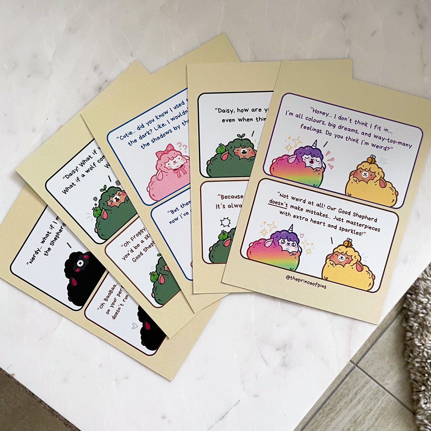 Chonky Cartoon Postcard Bundle