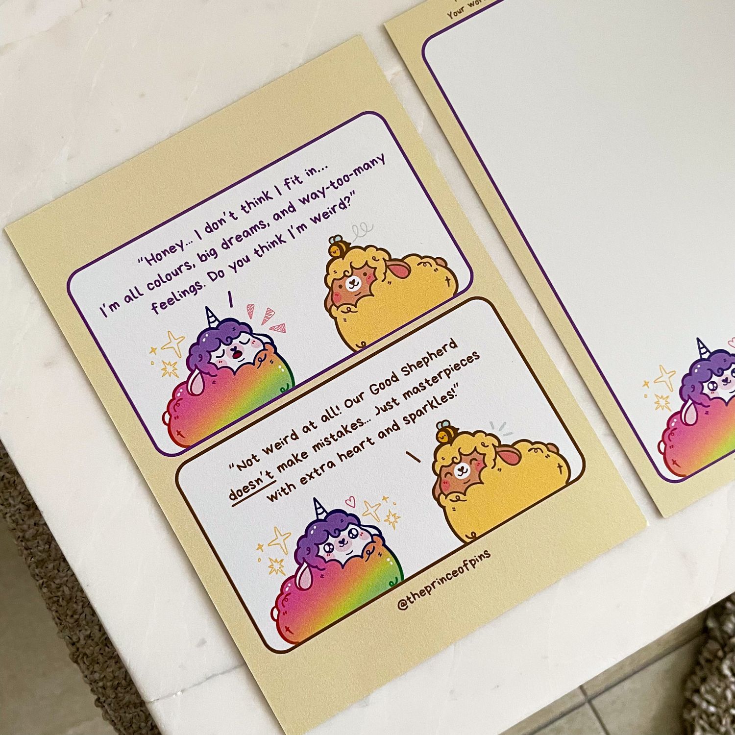 Chonky Cartoon Postcard (Wonderfully Made)