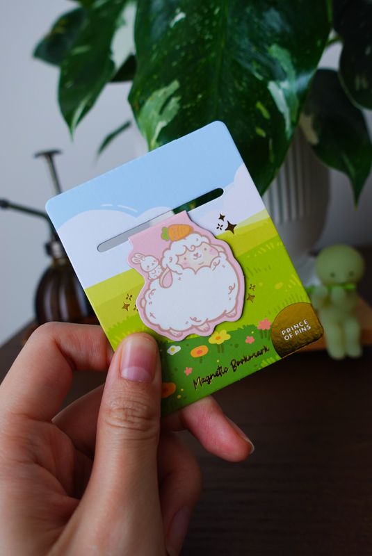 Bunny Chonk Magnetic Bookmark